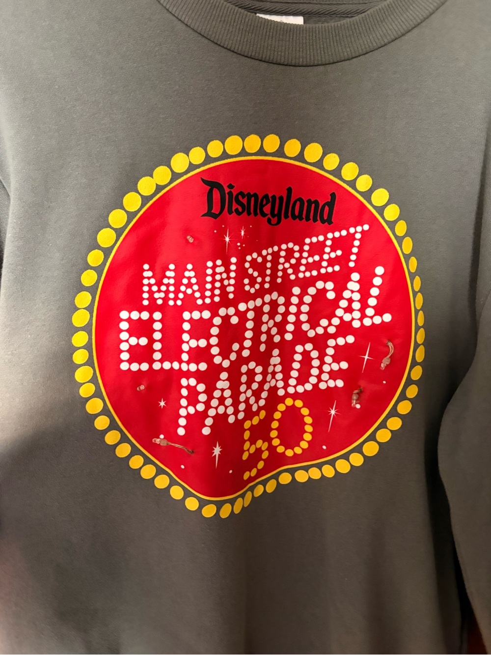 Disneyland Main Street Electrical Parade Graphic sweater with lights